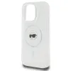 Karl Lagerfeld IML Metal Karl Head Back Cover hoesje met MagSafe voor Apple iPhone 16 Pro Max - Wit 6