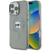 Karl Lagerfeld IML Metal Karl Head Back Cover hoesje met MagSafe voor Apple iPhone 16 Pro Max - Zwart