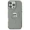 Karl Lagerfeld IML Metal Karl Head Back Cover hoesje met MagSafe voor Apple iPhone 16 Pro Max - Zwart 3