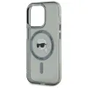 Karl Lagerfeld IML Metal Karl Head Back Cover hoesje met MagSafe voor Apple iPhone 15 Pro Max - Zwart 4
