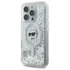 Karl Lagerfeld Liquid Glitter Choupette Head Back Cover hoesje met MagSafe voor Apple iPhone 16 Pro - Transparant 1