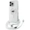 Karl Lagerfeld IML Choupette Head & Cord Back Cover hoesje met MagSafe voor Apple iPhone 16 Pro - Transparant