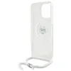 Karl Lagerfeld IML Choupette Head & Cord Back Cover hoesje met MagSafe voor Apple iPhone 16 Pro Max - Transparant 6