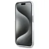 Karl Lagerfeld IML Metal Choupette Head Back Cover hoesje met MagSafe voor Apple iPhone 15 Pro - Wit 5