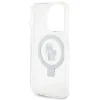 Karl Lagerfeld Ring Stand Karl & Choupette Hard Case Back Cover hoesje met MagSafe voor Apple iPhone 15 Pro - Wit 7