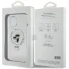 Karl Lagerfeld Ring Stand Karl & Choupette Hard Case Back Cover hoesje met MagSafe voor Apple iPhone 15 Plus/14 Plus - Wit 8