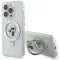 Karl Lagerfeld Ring Stand Karl & Choupette Hard Case Back Cover hoesje met MagSafe voor Apple iPhone 15 Pro Max - Wit