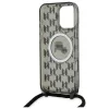 Karl Lagerfeld IML Crossbody Monogram Karl & Choupette Head Back Cover hoesje met MagSafe voor Apple iPhone 16 Pro - Zwart 6