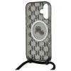 Karl Lagerfeld IML Crossbody Monogram Karl & Choupette Head Back Cover hoesje met MagSafe voor Apple iPhone 16 - Zwart 6
