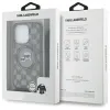 Karl Lagerfeld IML Crossbody Monogram Karl & Choupette Head Back Cover hoesje met MagSafe voor Apple iPhone 16 Pro Max - Zwart 7