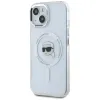Karl Lagerfeld IML Metal Karl Head Back Cover hoesje met MagSafe voor Apple iPhone 15 Plus - Wit 2
