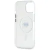 Karl Lagerfeld IML Metal Karl Head Back Cover hoesje met MagSafe voor Apple iPhone 15 Plus - Wit 7