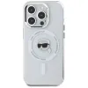 Karl Lagerfeld IML Metal Karl Head Back Cover hoesje met MagSafe voor Apple iPhone 15 Pro - Wit 3
