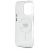 Karl Lagerfeld IML Metal Karl Head Back Cover hoesje met MagSafe voor Apple iPhone 15 Pro - Wit 7