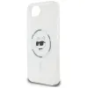 Karl Lagerfeld IML Metal Choupette Head Back Cover hoesje met MagSafe voor Apple iPhone 17e/16e - Wit 6