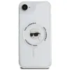 Karl Lagerfeld IML Metal Karl Head Back Cover hoesje met MagSafe voor Apple iPhone 17e/16e - Wit 3