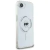 Karl Lagerfeld IML Metal Karl Head Back Cover hoesje met MagSafe voor Apple iPhone 17e/16e - Wit 4