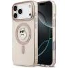 Karl Lagerfeld IML Choupette Back Cover hoesje met MagSafe voor Apple iPhone 17 Pro Max - Roze 0