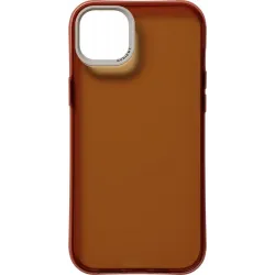 Nudient Form Back Cover hoesje voor Apple iPhone 14 Plus - Transparant/Bruin