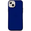 Nudient Form Back Cover hoesje voor Apple iPhone 14 Plus - Transparant/Blauw