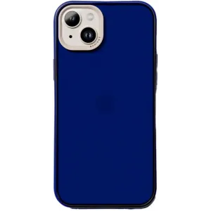 Nudient Form Back Cover hoesje voor Apple iPhone 14 Plus - Transparant/Blauw