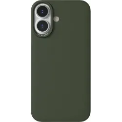 Nudient Thin Precise Back Cover hoesje met MagSafe voor Apple iPhone 16 - Pine Green