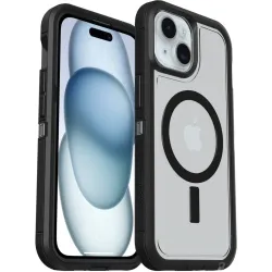 Otterbox Defender XT Back Cover hoesje met MagSafe voor Apple iPhone 17e/16e/15/14 - Transparant/Zwart