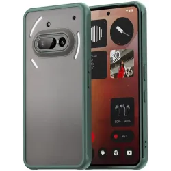 Phonesta AirFrost Back Cover hoesje voor Nothing Phone (3a) - Mat Groen