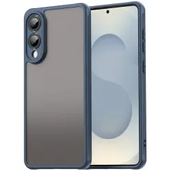 Phonesta AirFrost Back Cover hoesje voor Samsung Galaxy S25 Edge - Mat Blauw