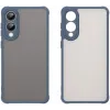 Phonesta AirFrost Back Cover hoesje voor Samsung Galaxy S25 Edge - Mat Blauw 2