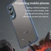 Phonesta AirFrost Back Cover hoesje voor Samsung Galaxy S25 Edge - Mat Blauw 3