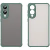 Phonesta AirFrost Back Cover hoesje voor Samsung Galaxy S25 Edge - Mat Groen 2