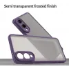 Phonesta AirFrost Back Cover hoesje voor Samsung Galaxy S25 Edge - Mat Paars 4