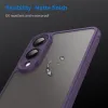 Phonesta AirFrost Back Cover hoesje voor Samsung Galaxy S25 Edge - Mat Paars 5