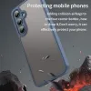 Phonesta AirFrost Back Cover hoesje voor Samsung Galaxy S24 FE - Mat Blauw 2