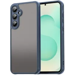 Phonesta AirFrost Back Cover hoesje voor Samsung Galaxy S25 Plus/S24 Plus - Mat Blauw