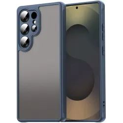 Phonesta AirFrost Back Cover hoesje voor Samsung Galaxy S25 Ultra - Mat Blauw