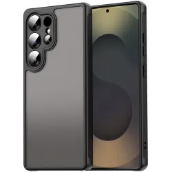 Phonesta AirFrost Back Cover hoesje voor Samsung Galaxy S25 Ultra - Mat Zwart