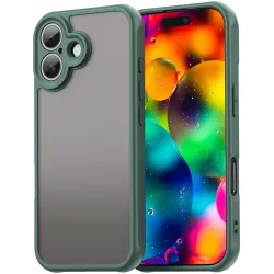 Phonesta AirFrost Back Cover hoesje voor Apple iPhone 17 - Mat Groen