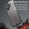 Phonesta AirFrost Back Cover hoesje voor Apple iPhone 17 - Mat Zwart 3