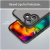 Phonesta AirFrost Back Cover hoesje voor Apple iPhone 17 - Mat Zwart 5