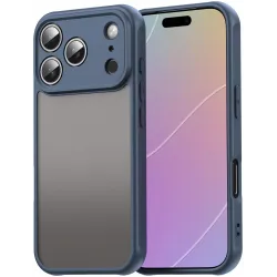 Phonesta AirFrost Back Cover hoesje voor Apple iPhone 17 Pro - Mat Blauw