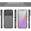 Phonesta AirFrost Back Cover hoesje voor Apple iPhone 17 Pro - Mat Zwart 1