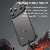Phonesta AirFrost Back Cover hoesje voor Apple iPhone 17 Pro - Mat Zwart 3