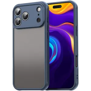 Phonesta AirFrost Back Cover hoesje voor Apple iPhone 17 Pro Max - Mat Blauw