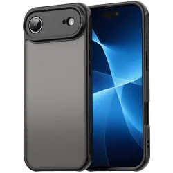 Phonesta AirFrost Back Cover hoesje voor Apple iPhone Air - Mat Zwart