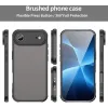Phonesta AirFrost Back Cover hoesje voor Apple iPhone Air - Mat Zwart 1