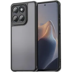 Phonesta AirFrost Back Cover hoesje voor Motorola Edge 60 / Edge 60 Fusion - Mat Zwart