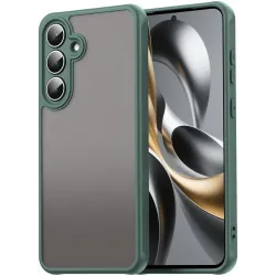 Phonesta AirFrost Back Cover hoesje voor Samsung Galaxy S25 FE - Mat Groen