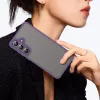 Phonesta AirFrost Back Cover hoesje voor Samsung Galaxy S25 FE - Mat Paars 2
